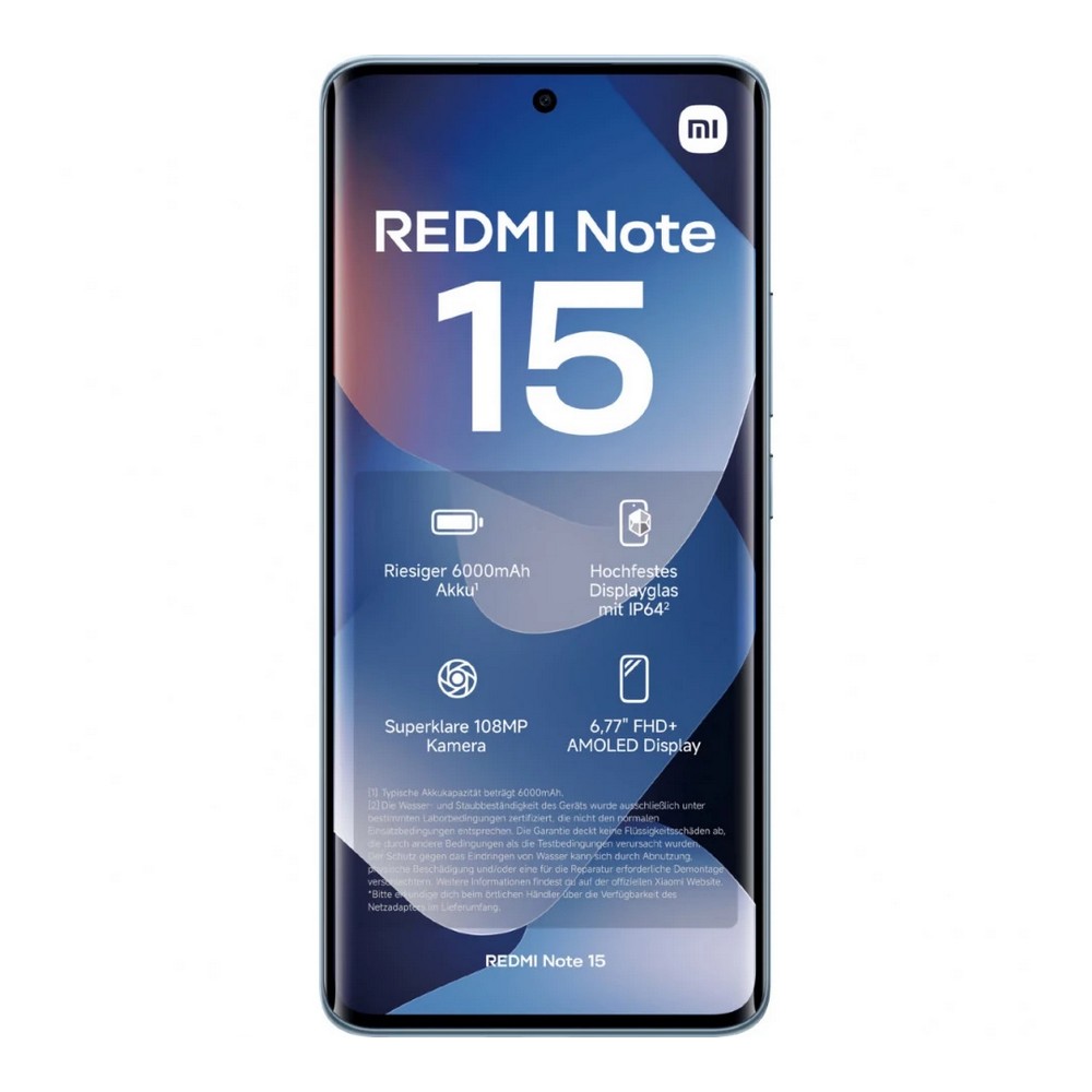 Xiaomi Redmi Note 15 8/256 ГБ Синий