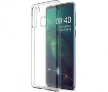 Чехол силиконовый прозрачный для Samsung M11