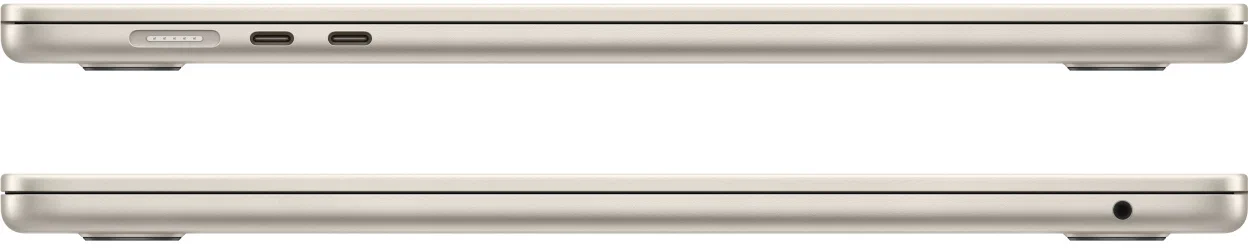 Apple MacBook Air 15" (M2, 2023), 8 ГБ, 512 ГБ SSD, «Сияющая звезда» (MQKV3)