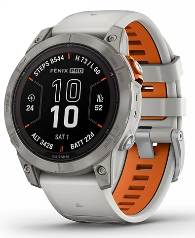 Умные часы Garmin Fenix 7X Pro Sapphire Solar 51мм, Белый