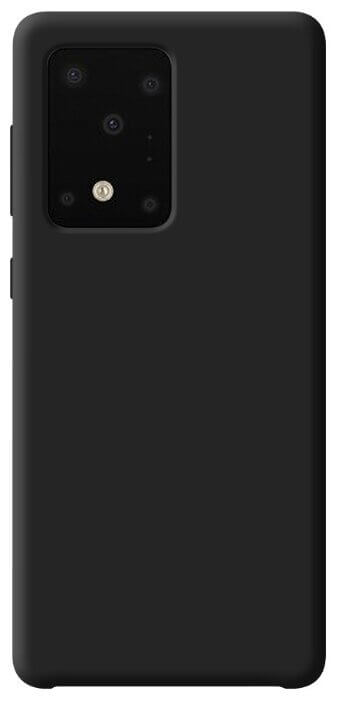 Чехол силиконовый черный для Samsung S20 Ultra
