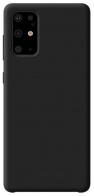Чехол силиконовый черный для Samsung S20 Plus