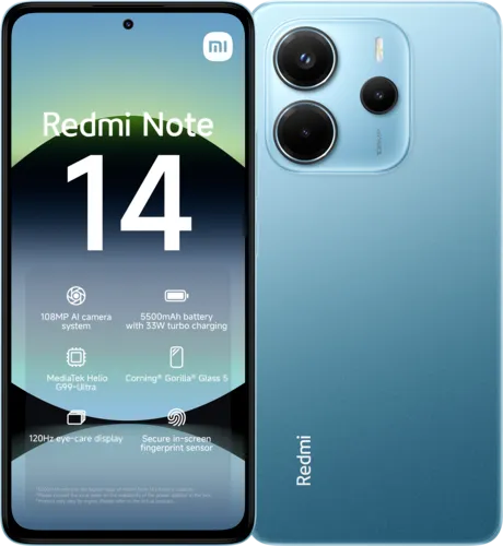 Xiaomi Redmi Note 14 8/128 ГБ Синий