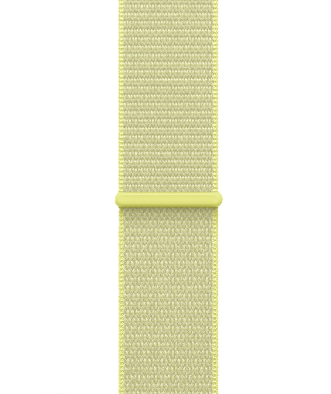 Apple Watch SE (2025), 44 мм, корпус из алюминия цвета «сияющая звезда», спортивный ремешок Loop неоновой-желтого цвета