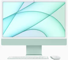 Apple iMac 24" Retina 4,5K, M1 (8C CPU, 7C GPU), 8 ГБ, 256 ГБ SSD, зеленый