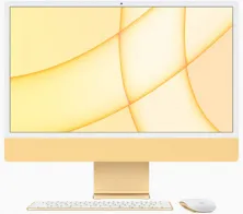 Apple iMac 24" Retina 4,5K, M1 (8C CPU, 8C GPU), 8 ГБ, 512 ГБ SSD, жёлтый