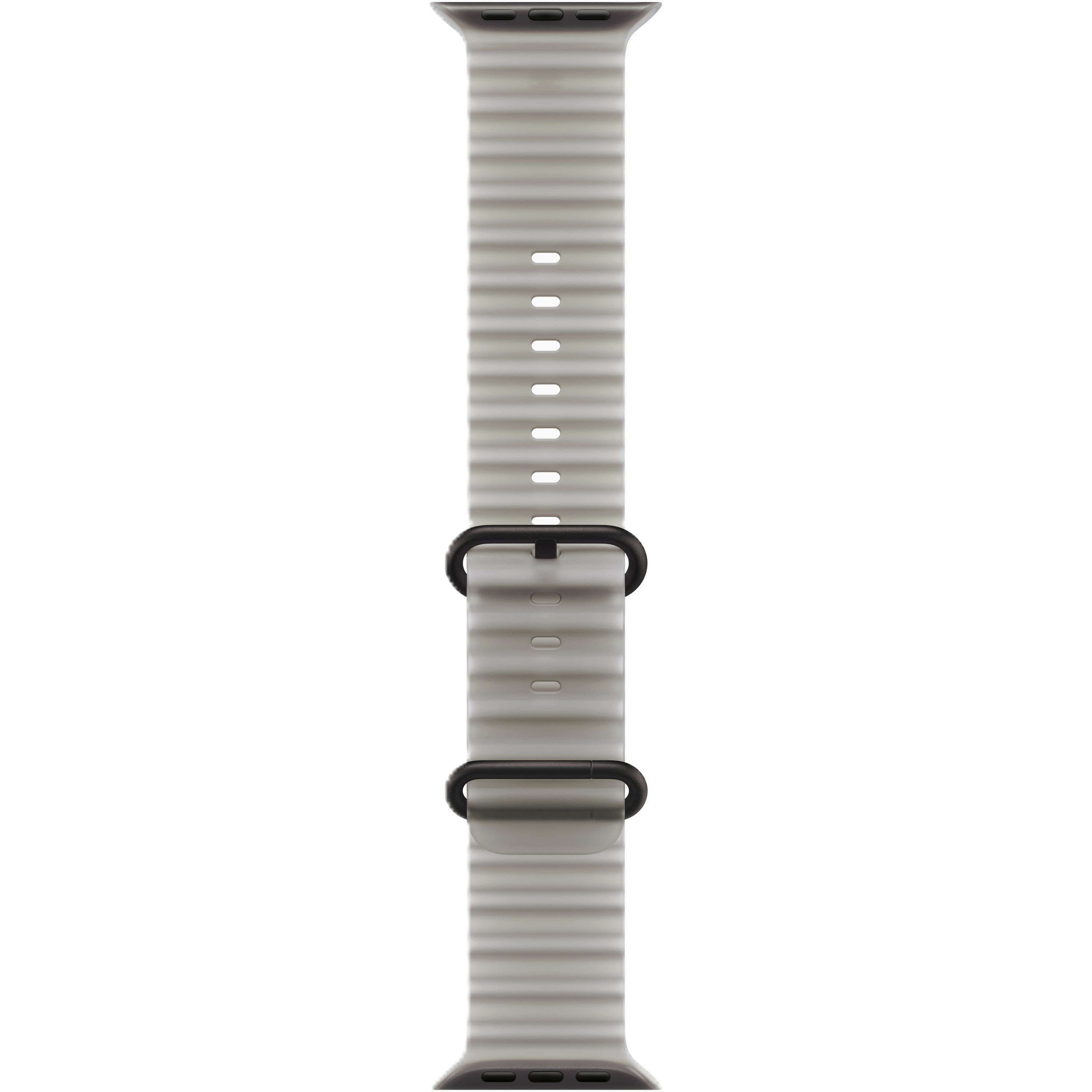 Apple Watch Ultra 4 GPS + Cellular, 49 мм, корпус из чёрного титана, ремешок Ocean цвета «полупрозрачный серый»