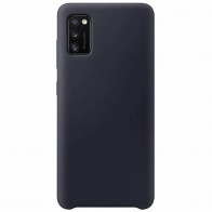 Чехол силиконовый черный для Samsung A41