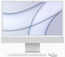 Apple iMac 24" Retina 4,5K, M1 (8C CPU, 8C GPU), 8 ГБ, 512 ГБ SSD, серебристый