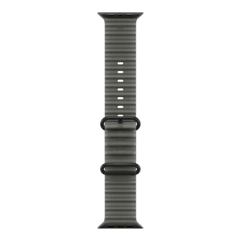 Apple Watch Ultra 4 GPS + Cellular, 49 мм, корпус из чёрного титана, ремешок Ocean цвета «полупрозрачный чёрный»