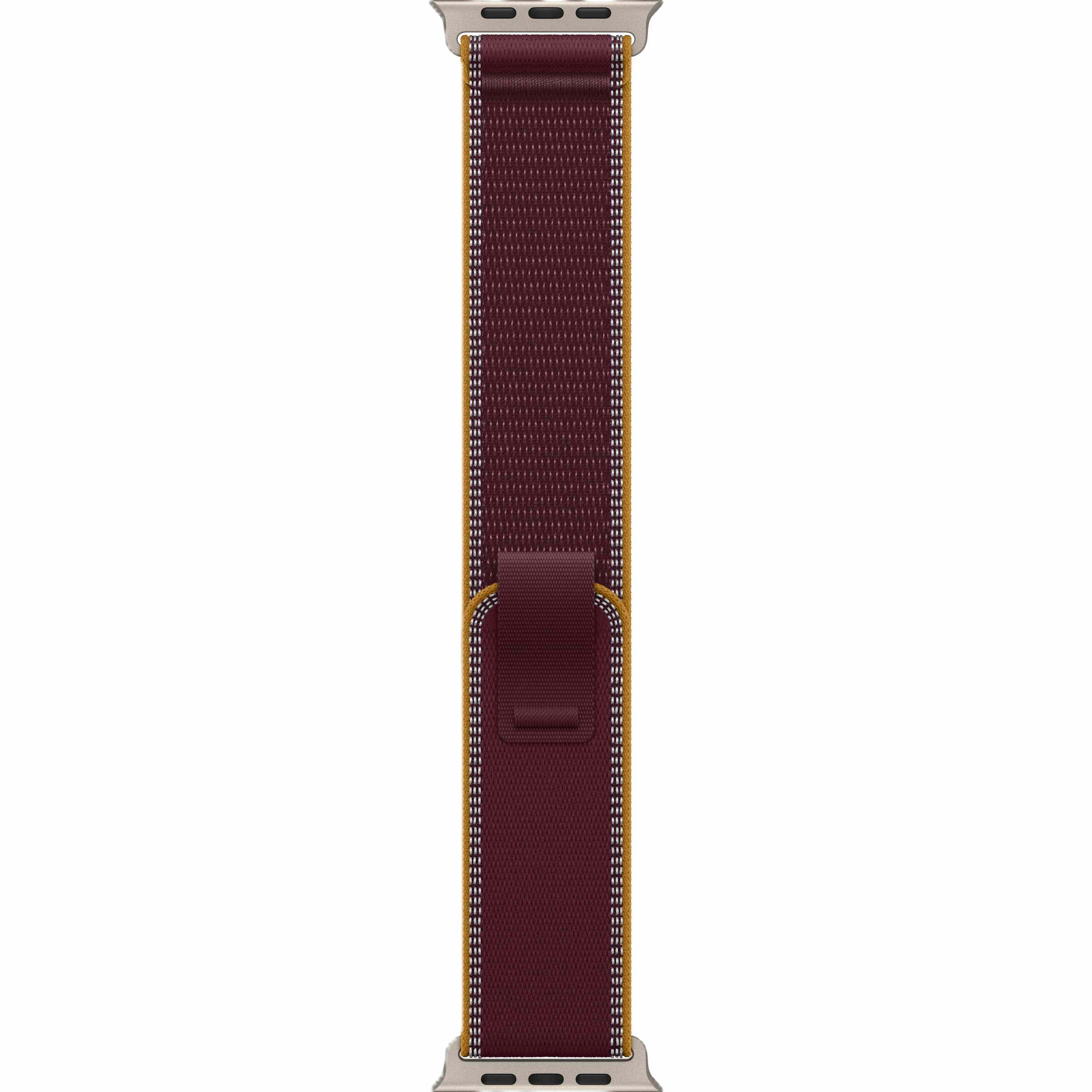 Apple Watch Ultra 4 GPS + Cellular, 49 мм, корпус из титана, ремешок Trail цвета «бургунди»