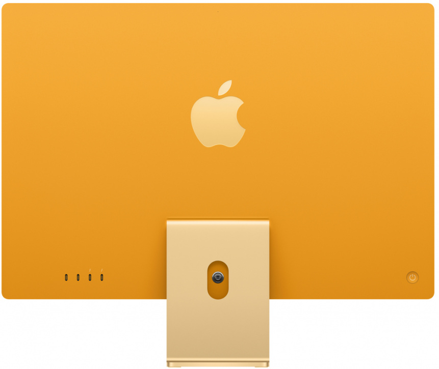 Apple iMac 24" Retina 4,5K, M1 (8C CPU, 8C GPU), 8 ГБ, 512 ГБ SSD, жёлтый
