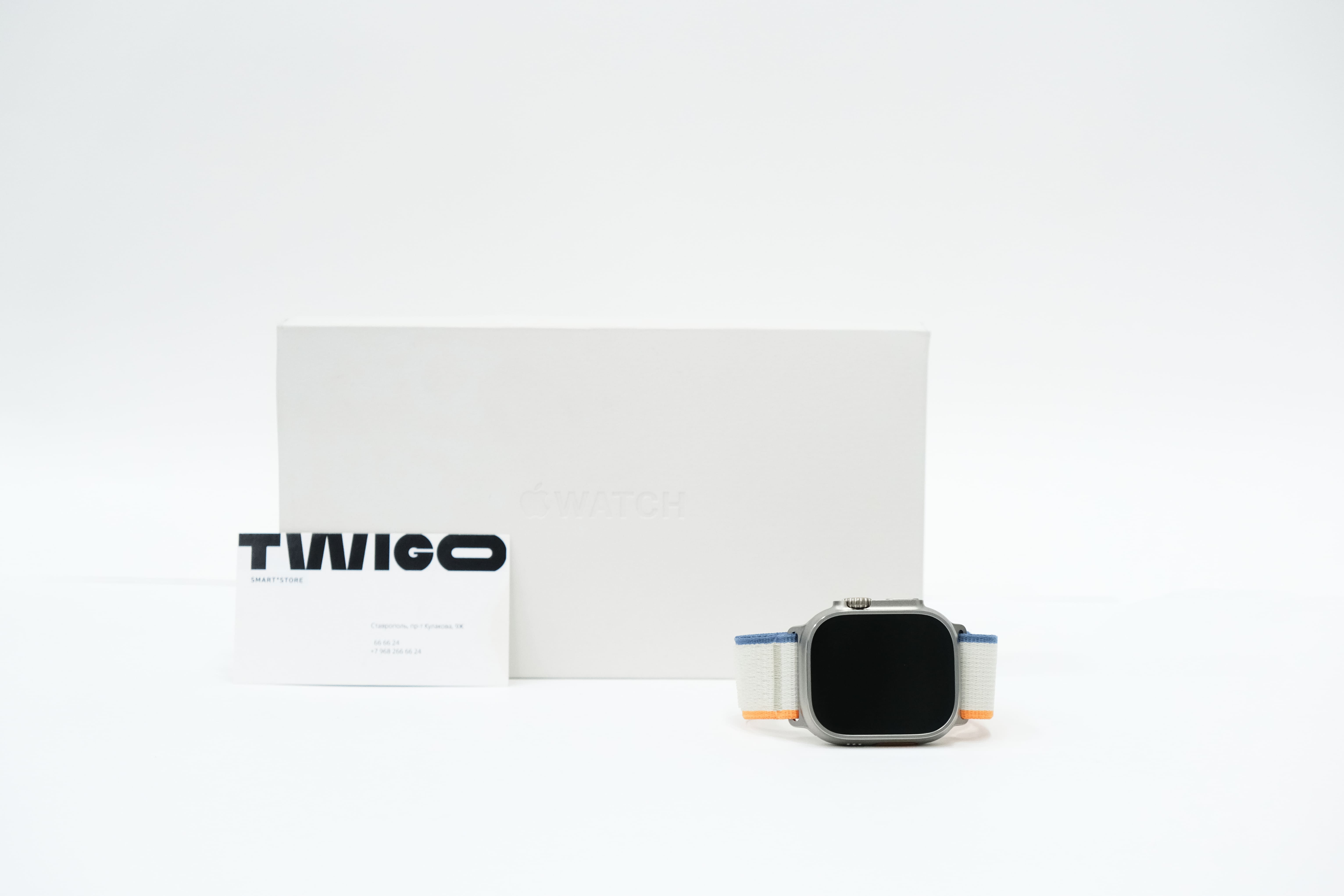 Apple Watch Ultra 2 GPS + Cellular, 49 мм, корпус из титана, ремешок Trail оранжевого/бежевого цвета