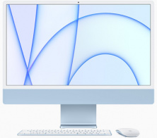 Apple iMac 24" Retina 4,5K, M1 (8C CPU, 7C GPU), 8 ГБ, 256 ГБ SSD, синий
