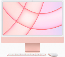Apple iMac 24" Retina 4,5K, M1 (8C CPU, 7C GPU), 8 ГБ, 256 ГБ SSD, розовый