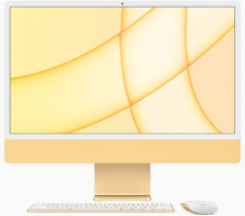 Apple iMac 24" Retina 4,5K, M1 (8C CPU, 8C GPU), 8 ГБ, 256 ГБ SSD, жёлтый