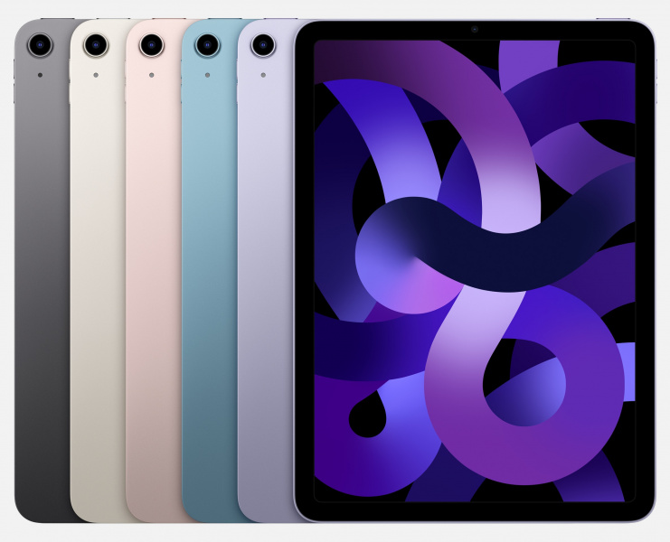 Apple iPad Air (2022) Wi-Fi 256 ГБ, "Сияющая звезда" (без RuStore)