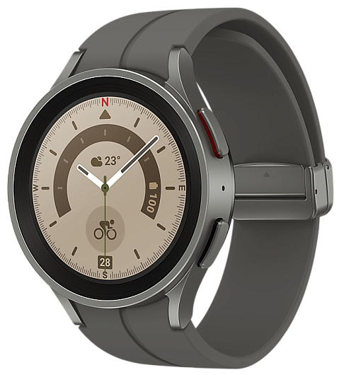 Умные часы Samsung Galaxy Watch5 Pro 45 мм Серый титан