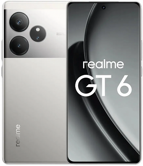Смартфон Realme GT 6 12/256 ГБ Серебристый