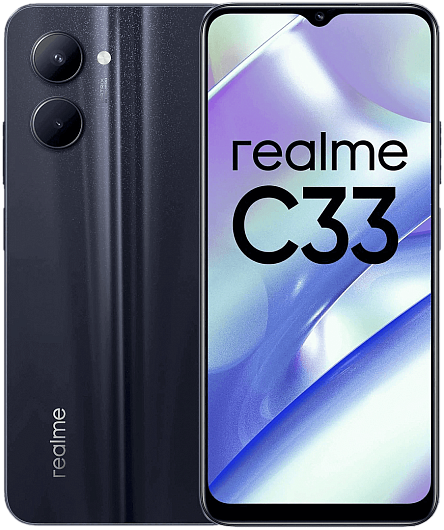 Смартфон realme C33 3/32 ГБ Черный