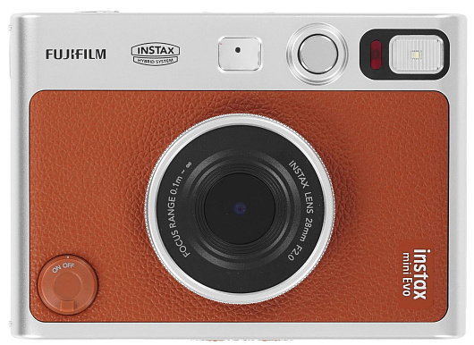 Фотоаппарат моментальной печати Fujifilm Instax Mini Evo, Коричневый