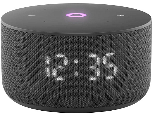 Умная колонка Яндекс.Станция Мини 3 (с часами) Черная