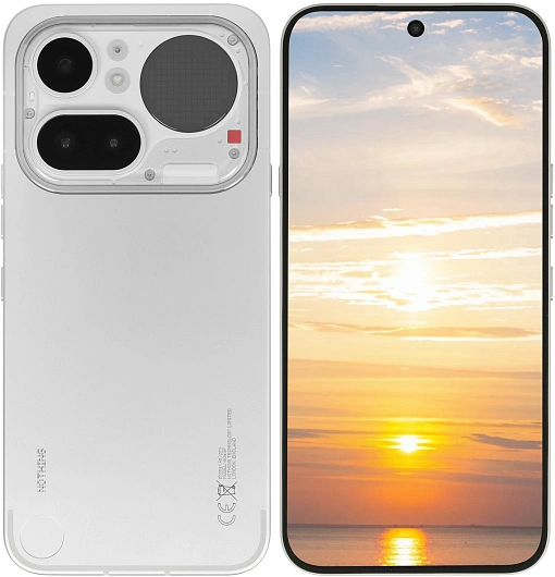 Смартфон Nothing Phone (4a) Pro 12/256 ГБ Серебристый