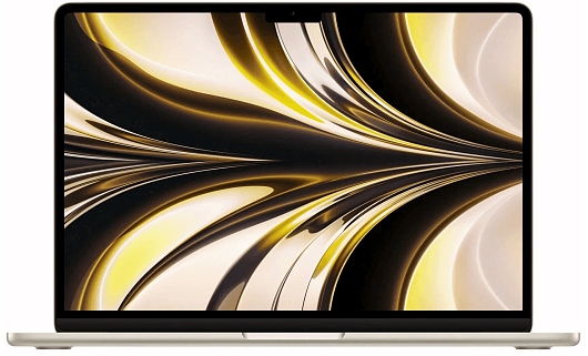 Apple MacBook Air (M2, 2022) 8 ГБ, 512 ГБ SSD, "Сияющая звезда" (MLY23)