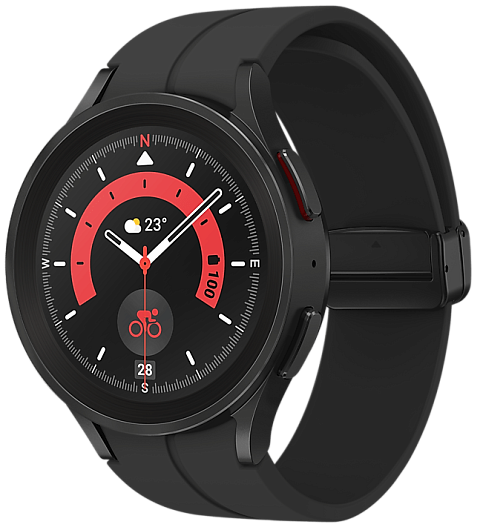 Умные часы Samsung Galaxy Watch5 Pro 45 мм Черный титан