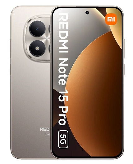 Смартфон Xiaomi Redmi Note 15 Pro 5G 8/512 ГБ Титановый