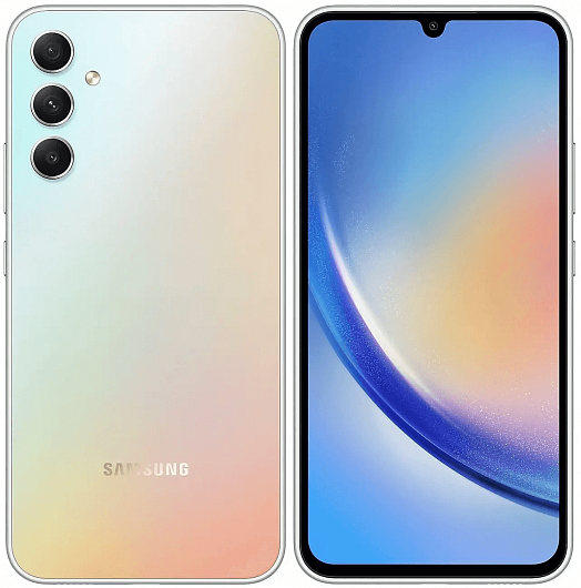 Samsung Galaxy A34 8/256 ГБ Серебряный