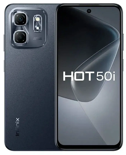Смартфон Infinix HOT 50i 6/128 ГБ, Черный