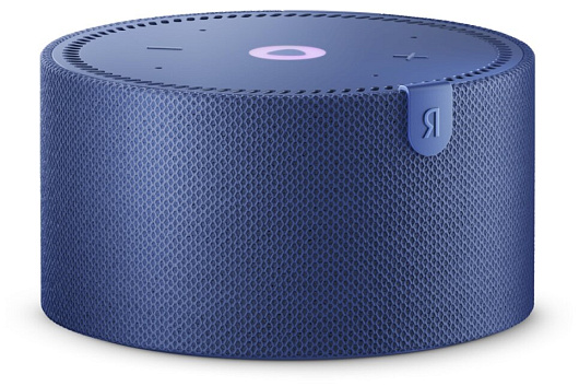 Умная колонка Яндекс.Станция Мини Плюс (без часов) Синий сапфир