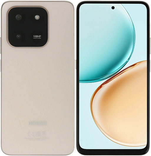 Смартфон Honor X7d 6/128 Гб Золотистый