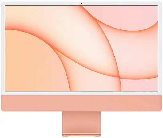 Apple iMac 24" Retina 4,5K, M1 (8C CPU, 8C GPU), 8 ГБ, 512 ГБ SSD, оранжевый