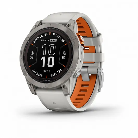 Умные часы Garmin Fenix 7 Pro Sapphire Solar 51мм, Белый