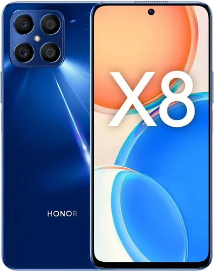 Смартфон Honor X8 6/128 ГБ Синий океан