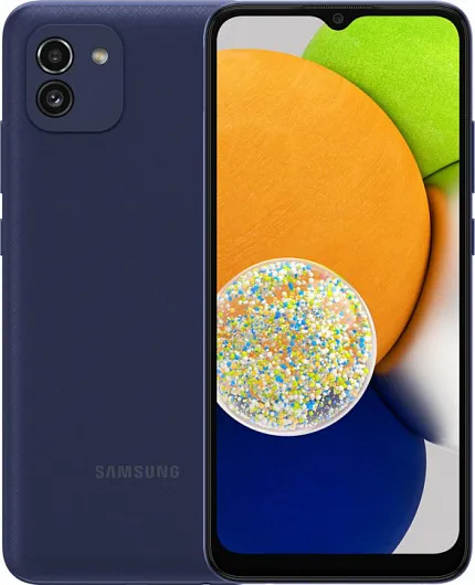 Смартфон Samsung Galaxy A03 4/128 Гб Синий