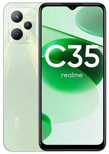 Смартфон Realme С35 4/64 ГБ Зелёный