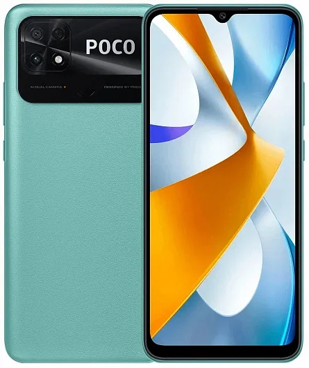 Смартфон Xiaomi POCO C40 3/32 ГБ Зеленый
