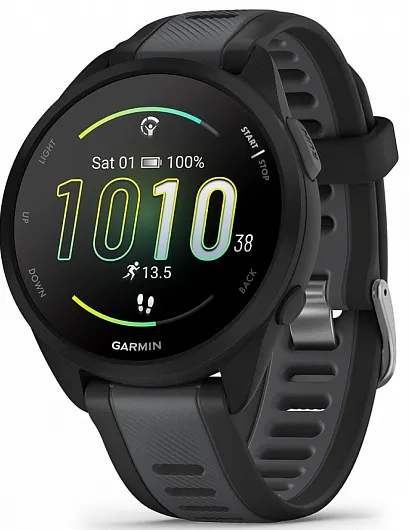 Умные часы Garmin Forerunner 165 Music 30мм Черные