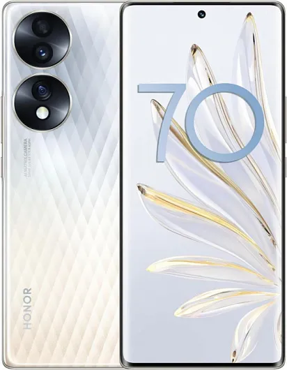 Смартфон Honor 70 8/256 ГБ Кристальное серебро