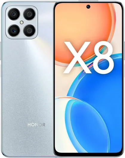 Смартфон Honor X8 6/128 ГБ Титановый серебристый