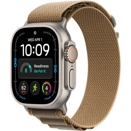 Apple Watch Ultra 4 GPS + Cellular, 49 мм, корпус из титана, ремешок Alpine цвета «пустынный»