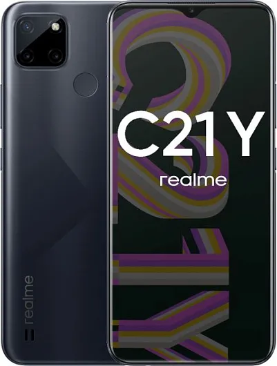 Смартфон realme C21Y 64 ГБ Черный