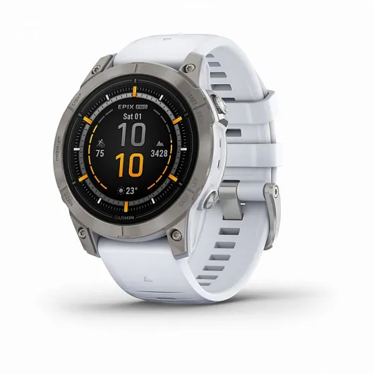 Умные часы Garmin Epix Pro (Gen 2) Sapphire 47 мм, Белый