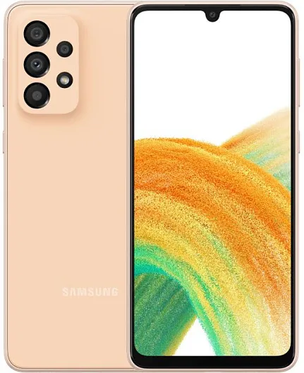 Смартфон Samsung Galaxy A33 5G 6/128 ГБ Персиковый