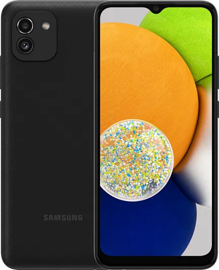 Смартфон Samsung Galaxy A03 3/32 Гб Черный